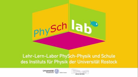Das Logo des Lehr-Lern-Labors PhySch-Lab der Universität Rostock Das Logo des Lehr-Lern-Labors PhySch-Lab der Universität Rostock