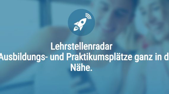 Das Logo für das Lehrstellenradar Das Logo für das Lehrstellenradar