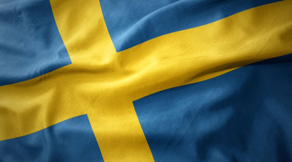 Die schwedische Nationalflagge Die schwedische Nationalflagge